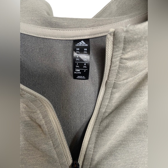 Men’s ADIDAS 1/4 Zip Athletic Jacket Size 2XL - Picture 4 of 5